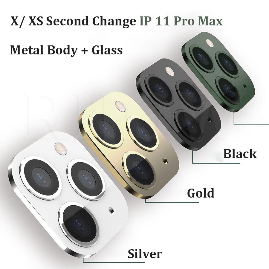 3D камера для iPhone XS Max X Закаленное Стекло Второе изменение на 11 Pro поддельные