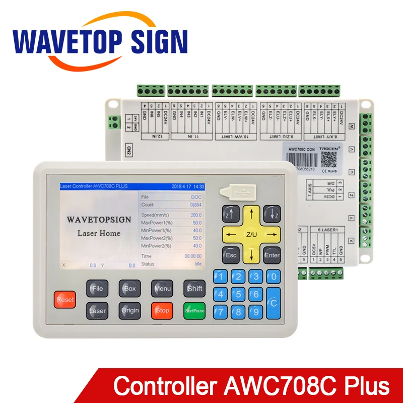 Trocen Anywells AWC708C плюс CO2 лазерный контроллер DSP модель системы Материнская плата для