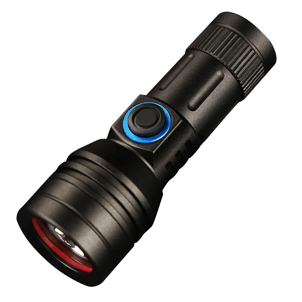 XPG EDC Powerful LED Flashlight 300Lumens USB Rechargeable Keychain Pocket Torch Camping Torch Keyring Flashlight Lamp