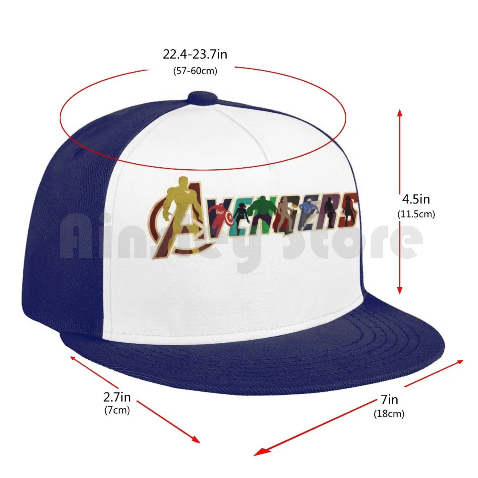 

Superheroes Baseball Cap Diy Mesh Hip Hop Adjustable Superheroes Movies