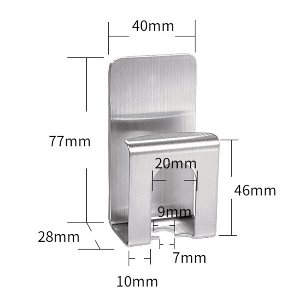 

Creative Toothbrush Rack Household Stainless Steel Wall Mount Self-adhesive Cup Rack Bathroom Facilities