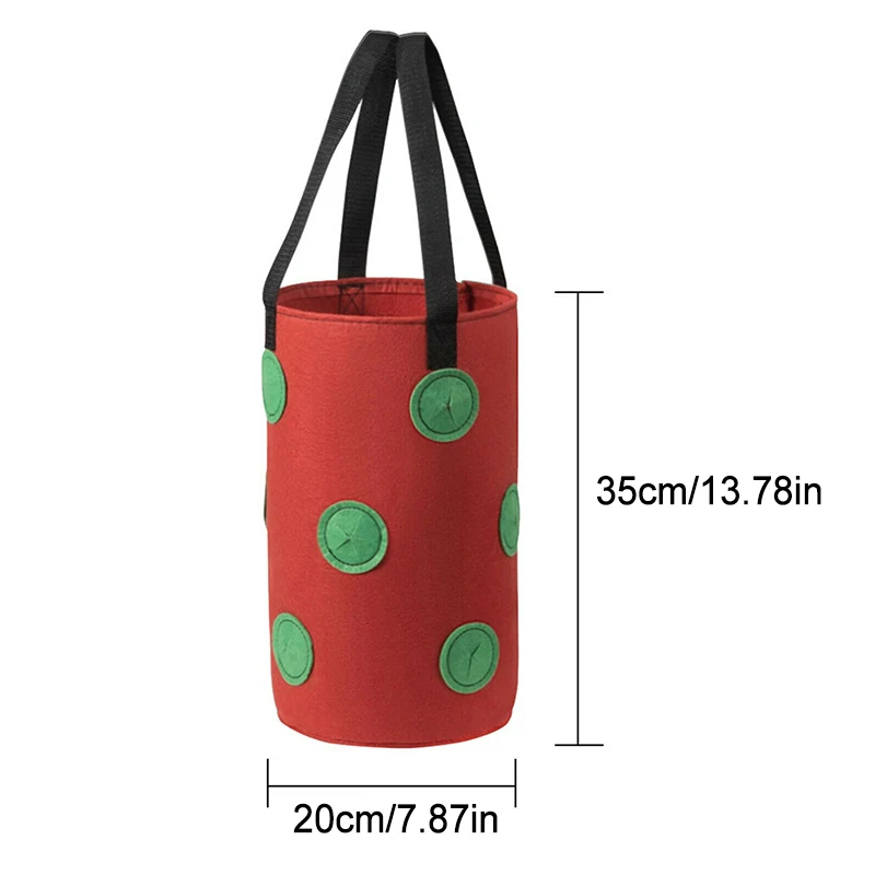 

Gardens Hanging Strawberry Planter with Holes Strawberry Floral Grow Pot For Strawberry Root Plants PW