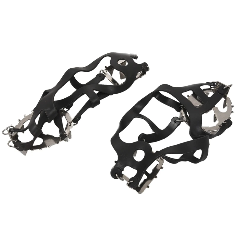 18 зубцов ледяной захват Спайк для обуви противоскользящие скалолазание снежные