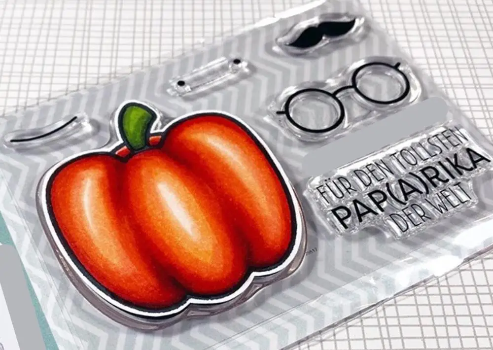 Немецкий прозрачный силиконовый штамп/печать для DIY скрапбукинга/фотоальбома