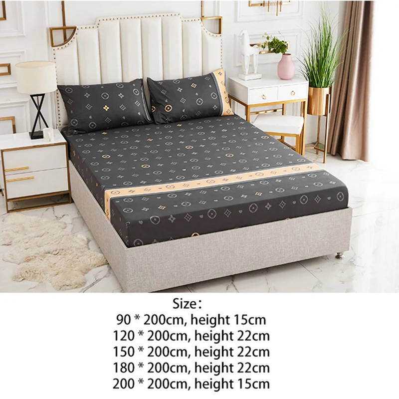 Натяжные простыни с эластичной резинкой регулируемый чехол для матраса приятный