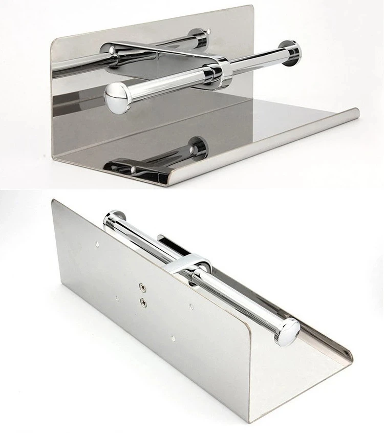 toilet paper holders 304stainless steel with phone towel holder for bathroom equipment bathroom accessories toilet roll holder free global shipping