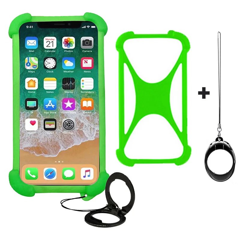 Силиконовый чехол для Logicom Le Prime Fizz Wave Omega чехол-бампер телефона со шнурком и