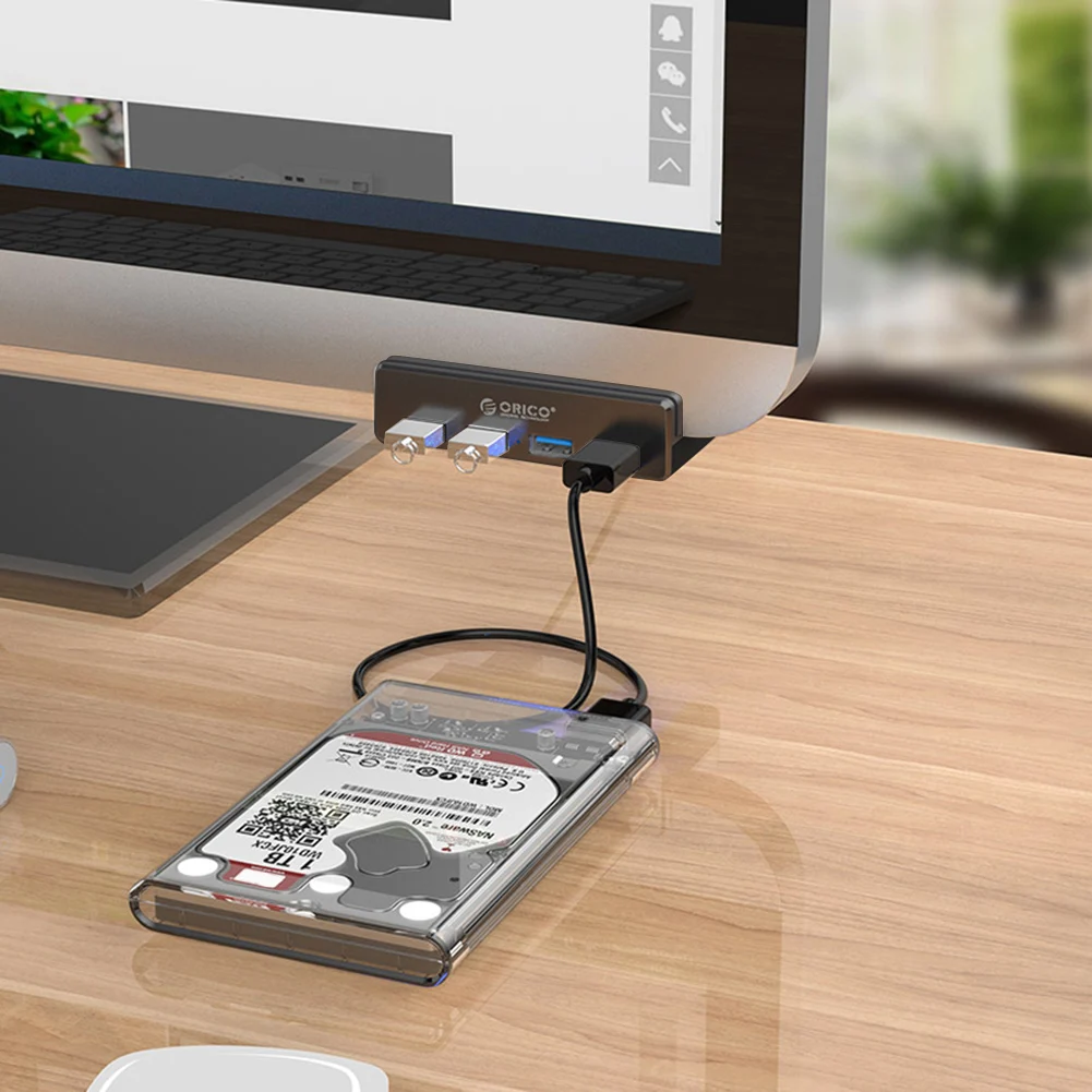 USB-Концентратор ORICO MH4PU алюминиевый с 4 USB-портами 3 0 10-32 мм 100 см | Компьютеры и офис