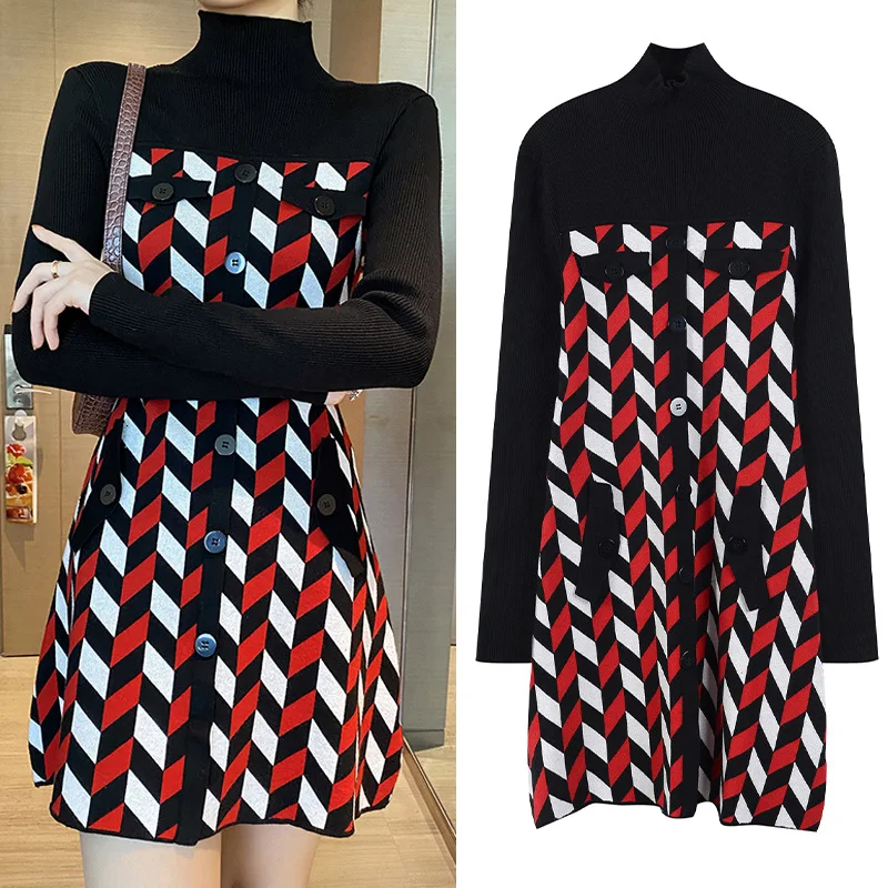 

Runway Dress 2021 Sweater Dress Fall Dress Celebrity Dresses Designer Clothes Prom Wedding Dresses Ropa Muje Chic Mode Femme