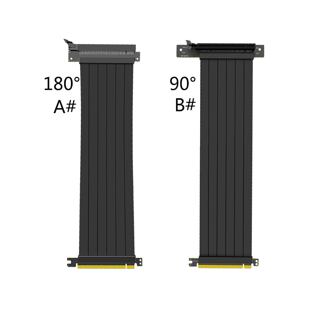 

1x PCI-E extension cable 90°/180° PCI-E 3.0 Extension Cord PCI-E 16x 3.0 Extension Cord Graphic Card Extender Cable