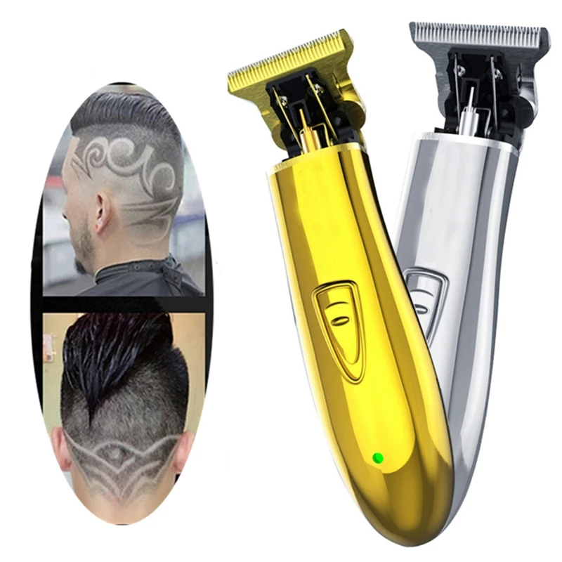 

Professional Rechargeable Hair Clipper Electric Hair Trimmer Beard Razor Hair Cutting Shaving Machine(Silver)
