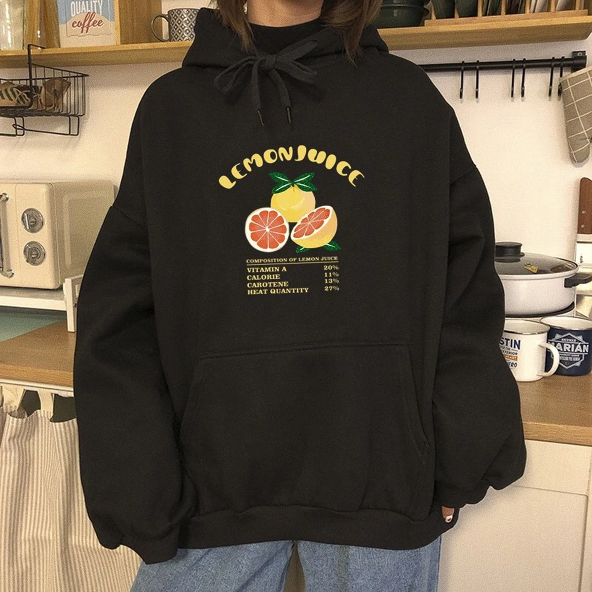 

Korean Fashion Y2k Letter Print Hoodie Preppy Style Oversized Long Sleeve Sweatshirt Harajuku Street Women Clothing Tops Autumn