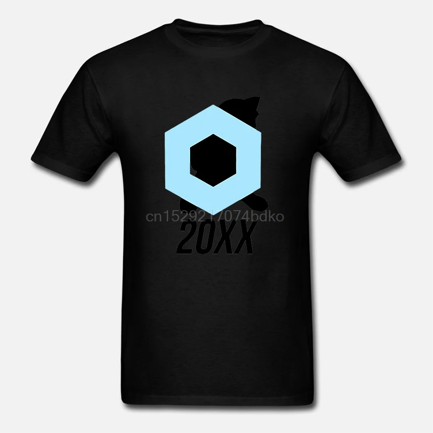 Мужская футболка с принтом хлопковая Футболка круглым вырезом 20XX-Melee женская