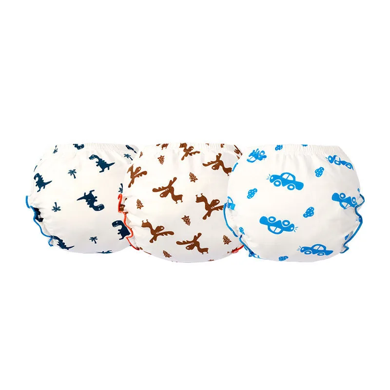 4 шт./лот водонепроницаемые Многоразовые Детские тренировочные трусики горшки