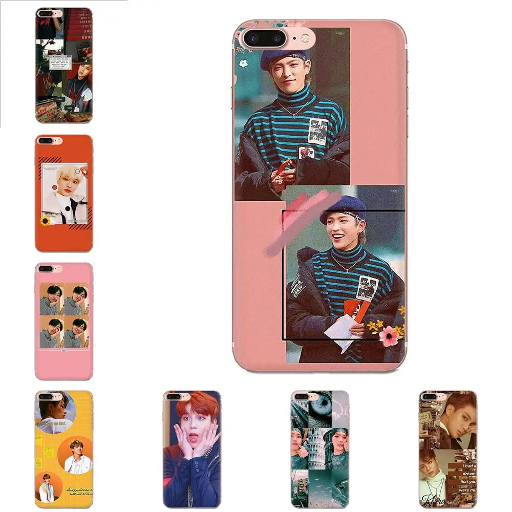 Для Huawei Honor 4C 5A 5C 5X6 6A 6X7 7A 7C 7X8 8C 8S 9 10 10i 20 20i Lite рro TPU Чехлы Capa Ateez Hongjoong|Чехлы-накладки| |