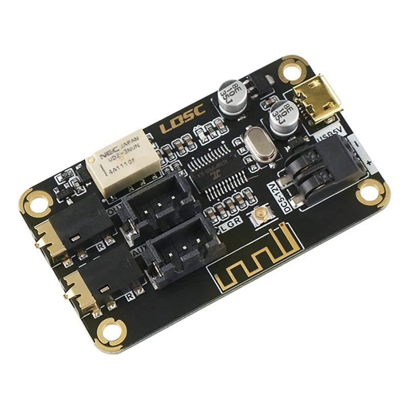 

LQSC Bluetooth Decoder Board for AUX Input Diy Modified Speaker Audio MP3 Stereo Audio Receiver Module