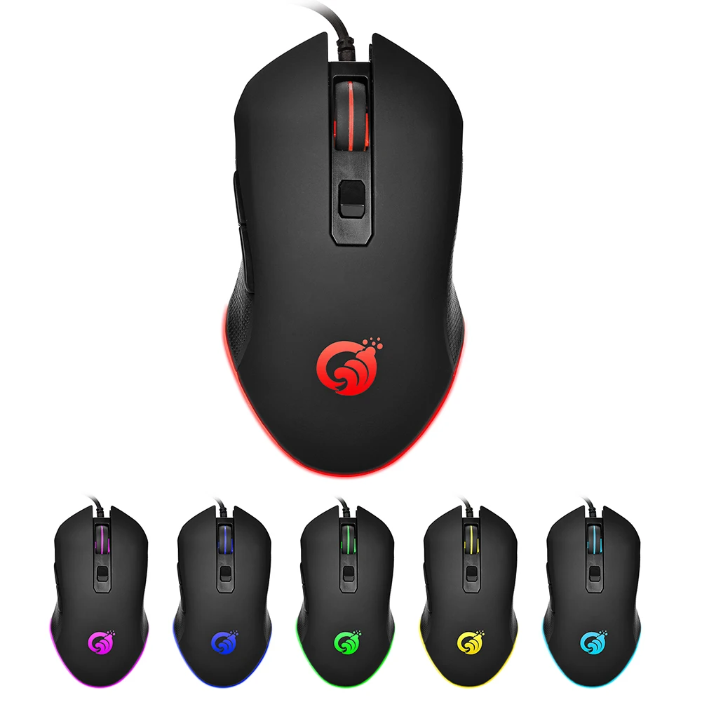 

Durable Wired Mouse Multi-function G70 3200DPI LED Optical Gamer Mouse USB Wired Gaming Mouse 6 Buttons Mice for PC