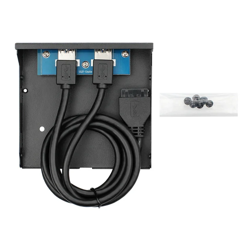 2-портовый USB 3 0 расширительный Разъем передней панели к 5-контактному кабелю