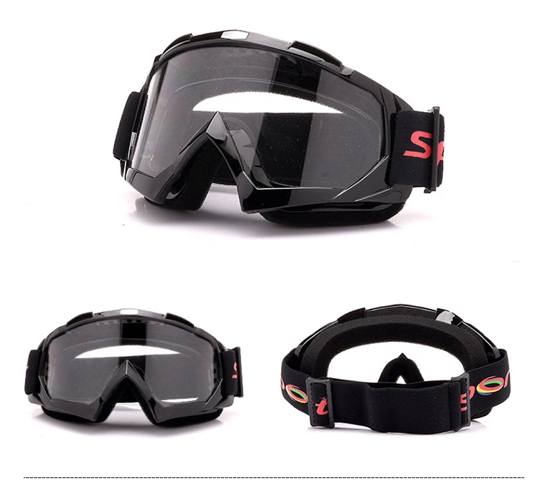 Мужские и женские мотоциклетные очки для мотокросса Gafas Moto Sandproof для езды на мотоцикле очки Gafas для мотокросса DH Dirt Bike очки - Цвет: E