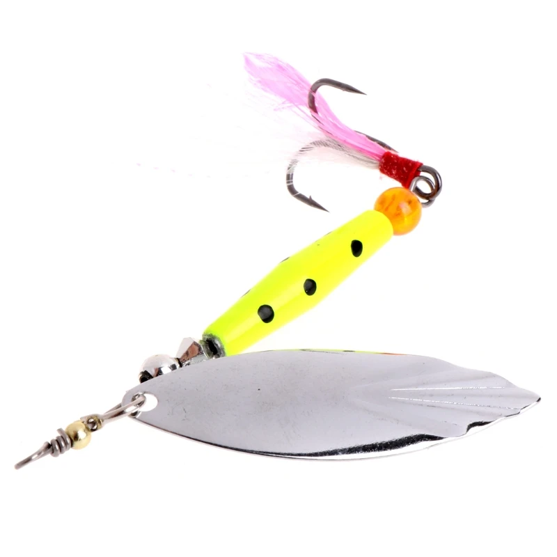 10 г рыболовная ложка блесна блестка металлический Спиннер крючок с твердой