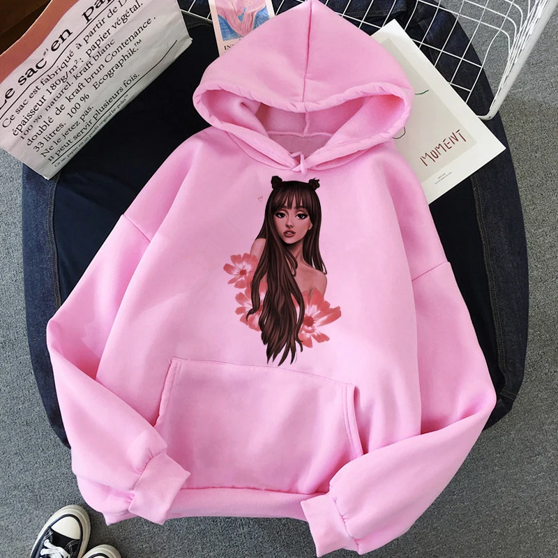 H2166 Ariana Grande Thank You Next Harajuku графическая Толстовка для женщин 90s Ullzang 7 колец забавная толстовка не звать меня Толстовка Ангел женский - Цвет: H2166