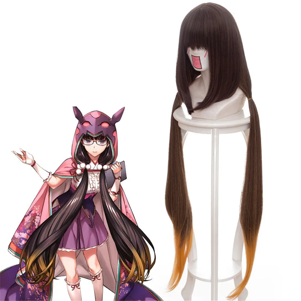 Fate/Grand Order FGO Scathach парик для косплея Osakabehime двойной конский хвост градиент длинные
