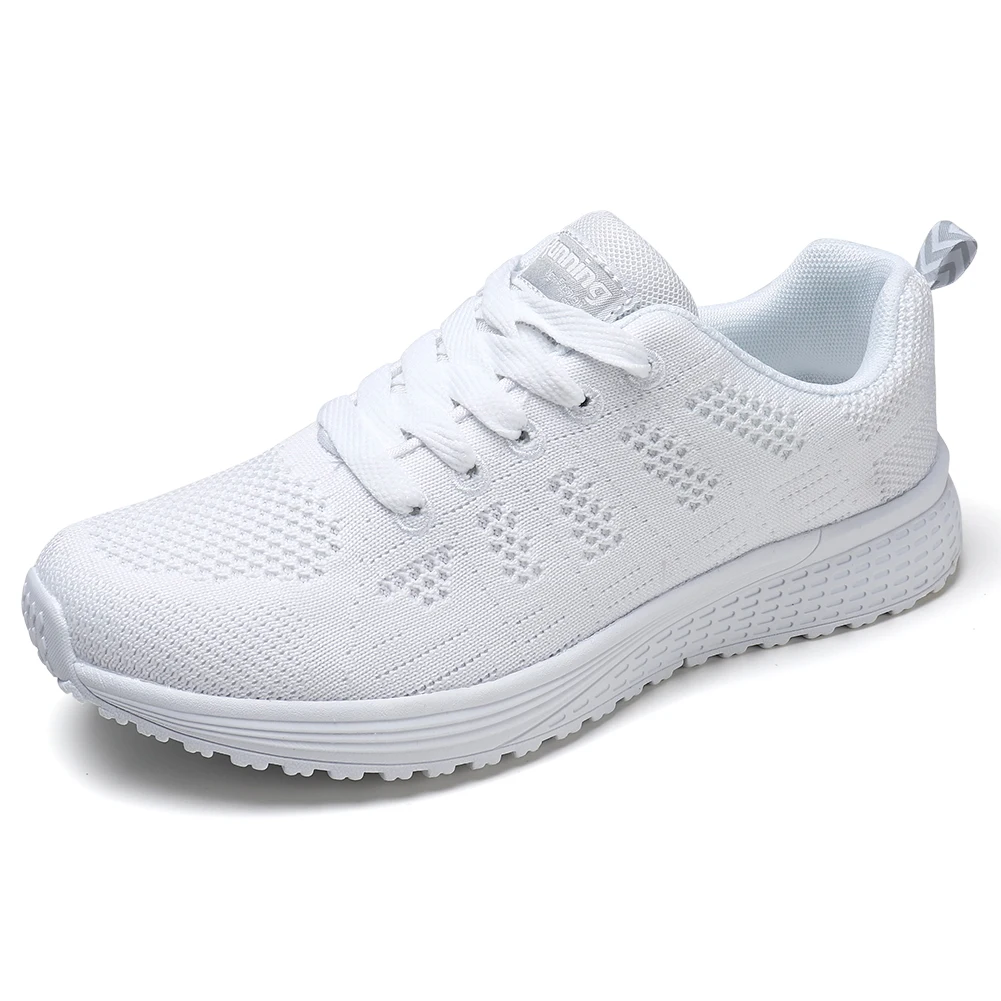 A08 White STQ; коллекция года; осенние кроссовки; женская обувь на плоской подошве; женские повседневные кроссовки из дышащего сетчатого материала на шнуровке; женская обувь; Женская прогулочная обувь; A08 - Цвет: A08 White