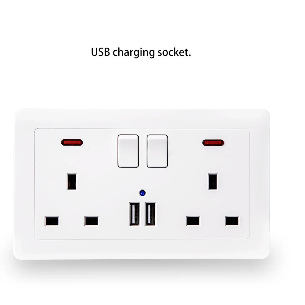 Бесплатная доставка Великобритания двойное зарядное устройство Usb двойной