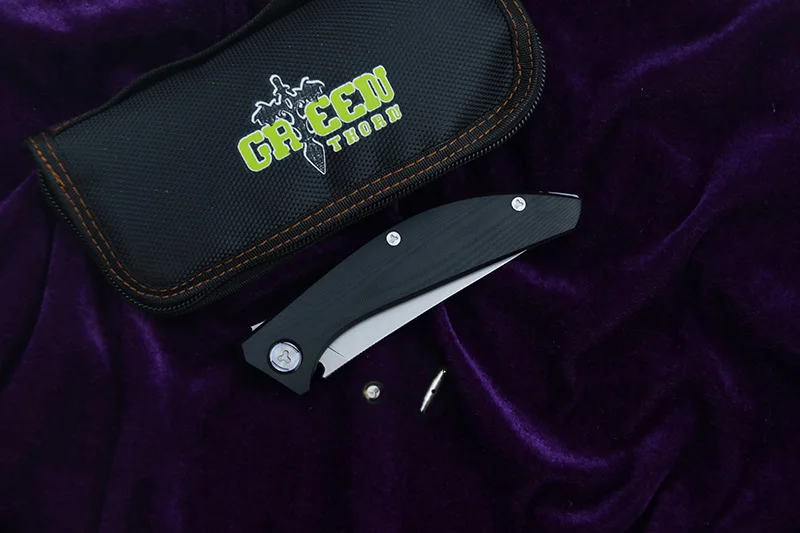 Green thorn Customized SIGMA высококачественный складной нож с откидной крышкой D2 лезвие G10
