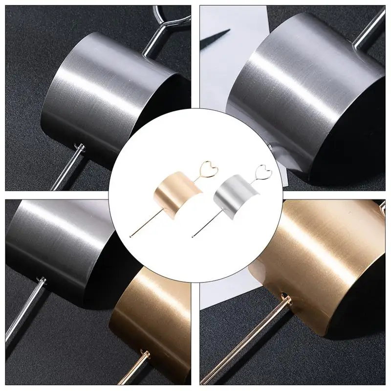 

2pcs Hair Cuff Bun Cage Creative Heart Shape Hair Stick Hair Cuff Cage for Women Female