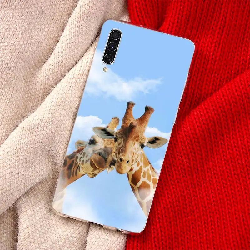 

Cute animal giraffe Phone Case For Samsung Galaxy S5 S6 S7 S8 S9 S10 S10e S20 edge plus lite