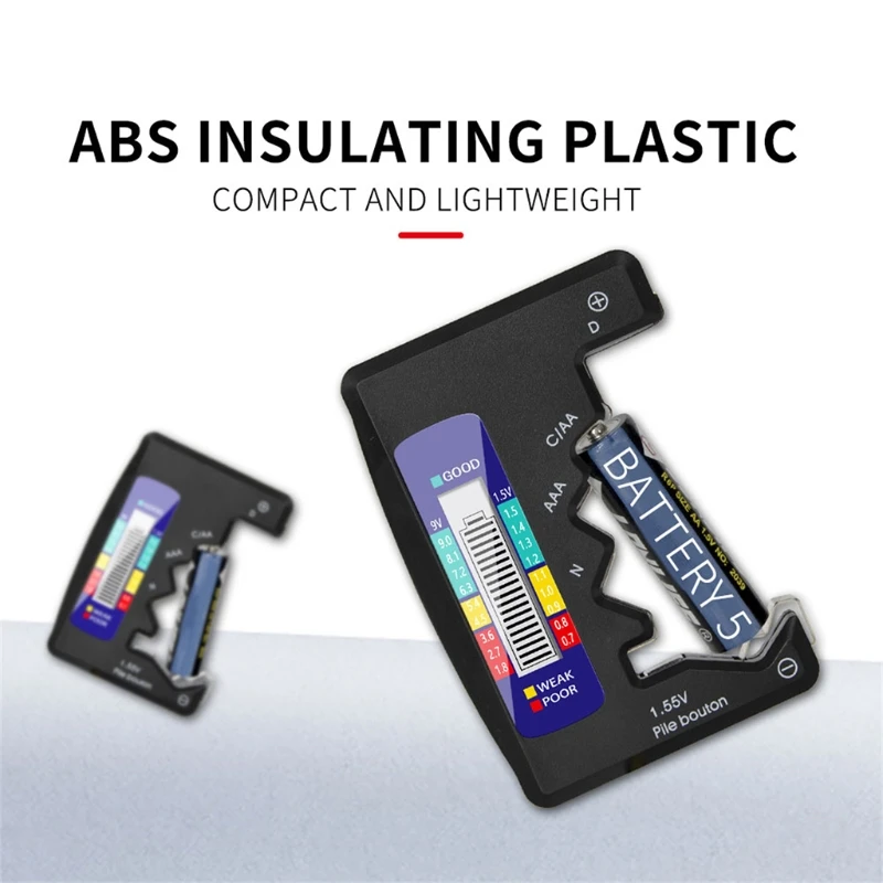 Цифровой тестер батарей детектор с ЖК-дисплеем для C D N AA AAA 9 В 1 5 в универсальный