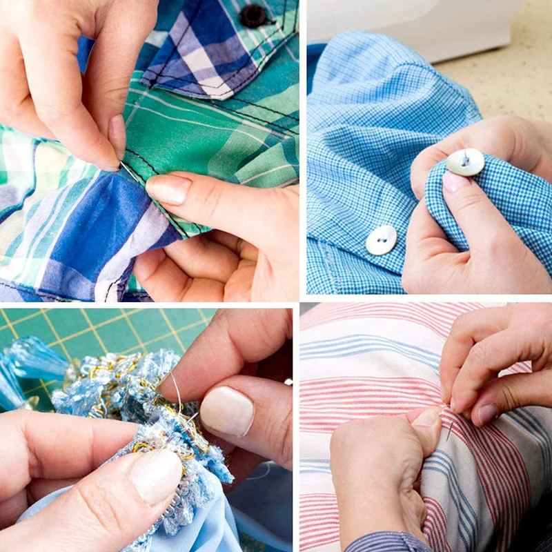 Dailylike 34 шт. большой глаз Швейные иглы вышивка крестом инструмент с иглой для