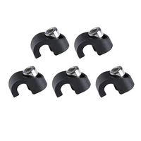 5pc bike bicycle brake housing buckle brake c type buckle u type cable hose clamp cable guide adapter bike accessories