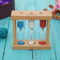 Creative 3 4 5 Minute Wood Hourglass Sandglass Sand Clock Timers Gift Decor Gift Shower Timer Wedding Favors Home Decorations