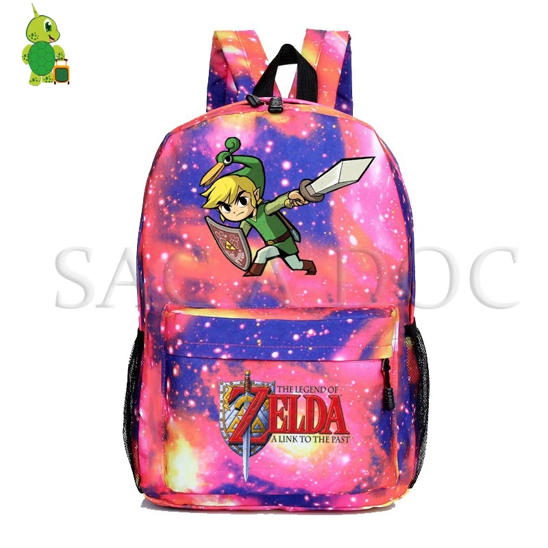 10 Легенда о Зельде игровой рюкзак для Galaxy Link Majora's Mask школьные сумки для подростков девочек мальчиков путешествия рюкзак Детский рюкзак для книг - Цвет: 10