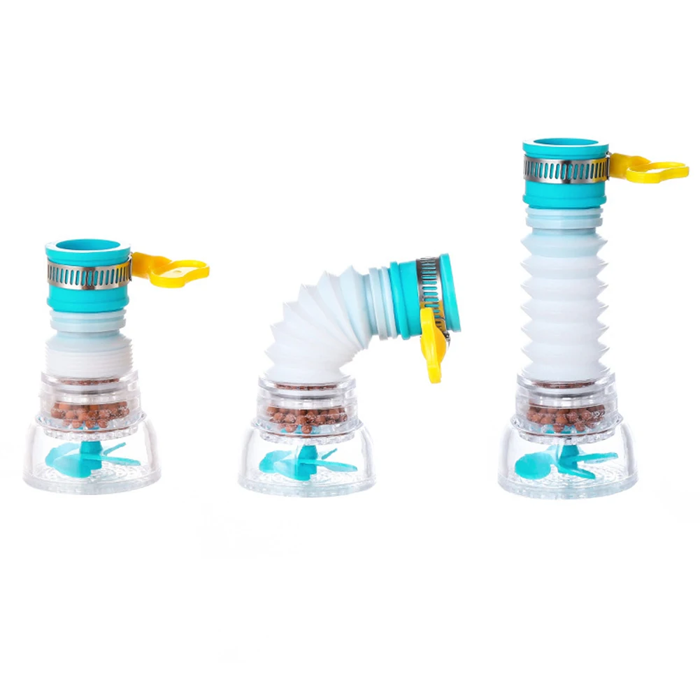 

Universal Nozzle Kitchen Tap Faucet Water Filter Household Easy Install Retractable 360 Degree Rotating Purifier Attachment
