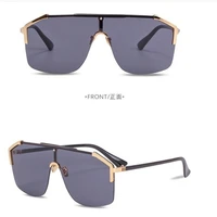 kapelus sunglasses brand metallic fashion sunglasses one piece sunglasses with square lenses