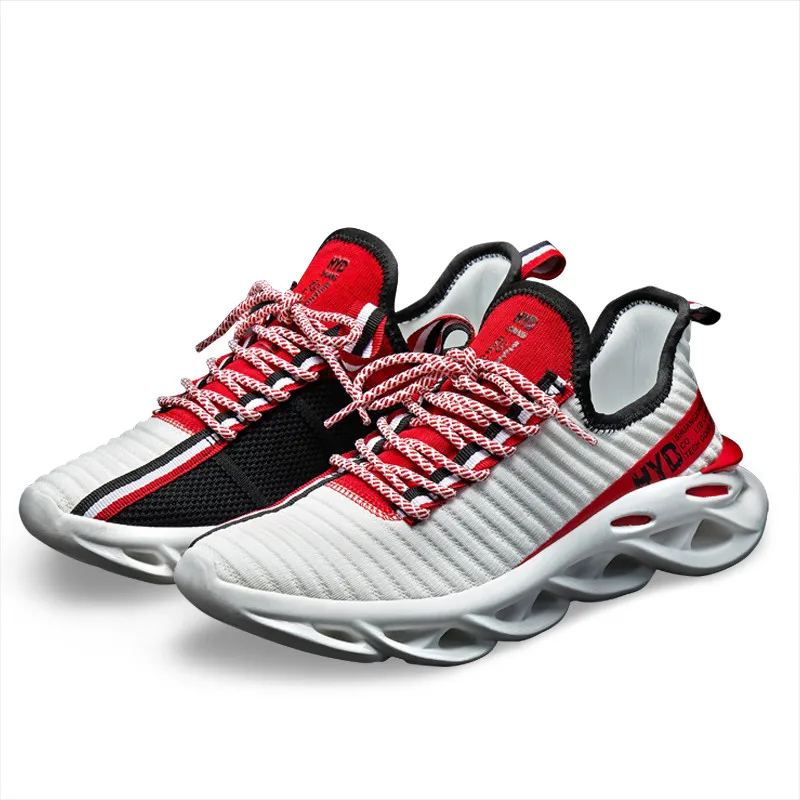 Размера плюс для мужчин женщин светильник кроссовки лезвие спортивная обувь