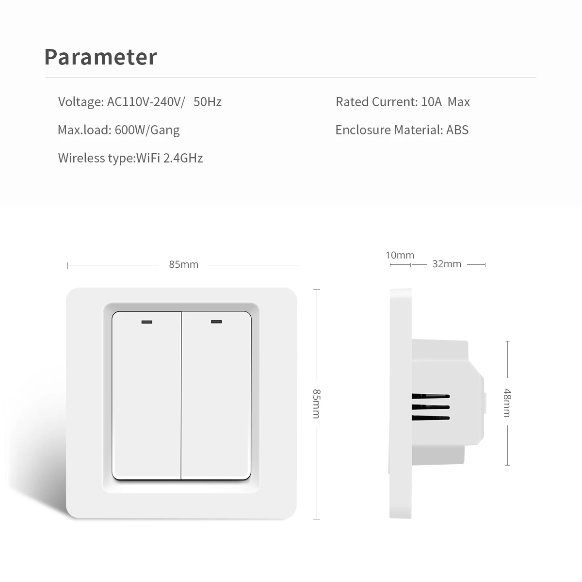 Умный выключатель Apple Homekit 1/2/3 клавиши 1 канал | Обустройство дома