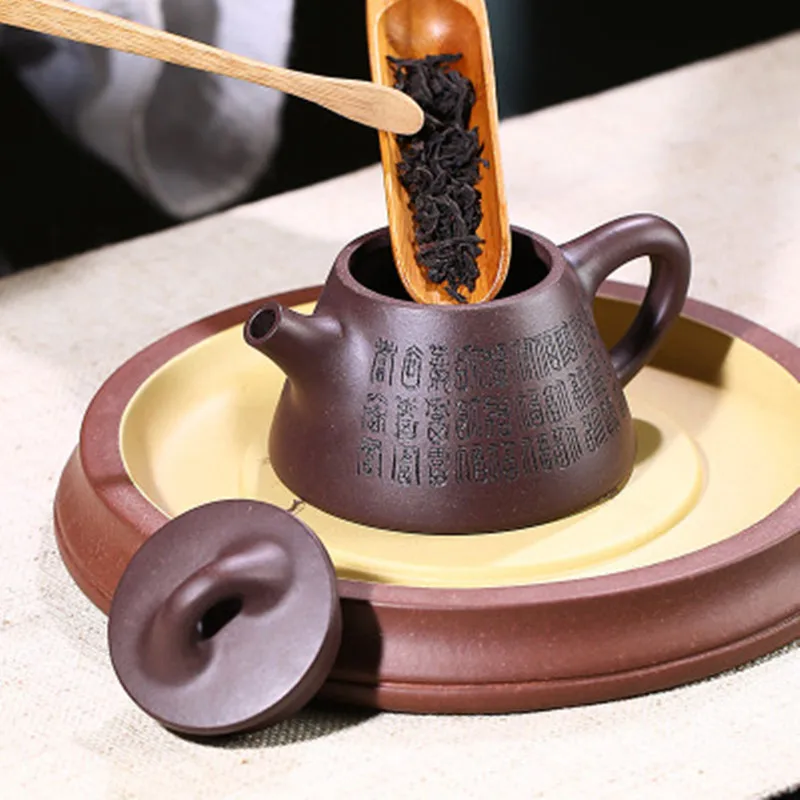 Чайный горшок Yixing Zisha китайская глина ручной работы чайный Gongfu набор 150 мл