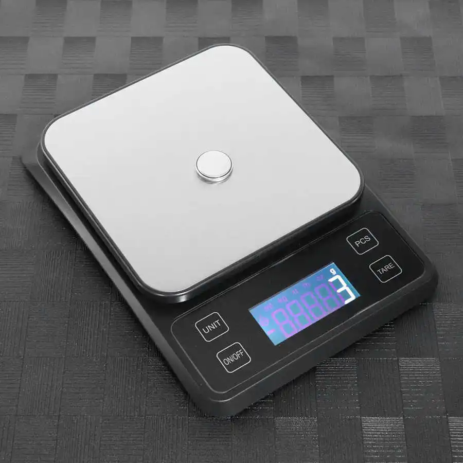

Portable Mini Stainless Steel Baking Digital Electronic Scale Kitchen Accessory 5kg/1g Black Digital Kitchen Scale