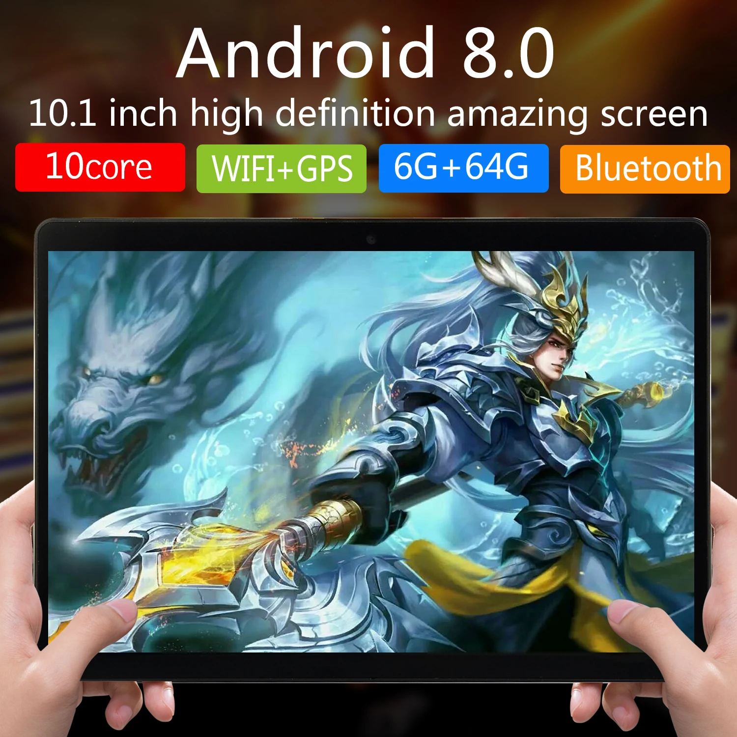 

Tablet PC C2108 10.1 Inch Google Dual Card 10 Core Global Version 8G 128G 8800mAh Android 8.0 5G Face ID 4G Network GPS WIFI