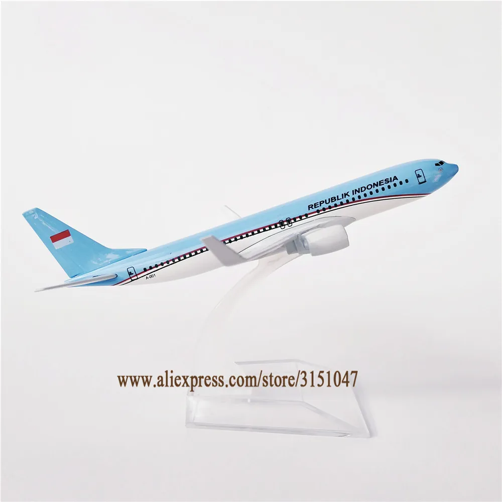 16cm Air REPUBLIK INDONESIA Boeing 737 B737 Airways Airlines Metal Alloy Airplane Model Plane Diecast Aircraft | Игрушки и хобби
