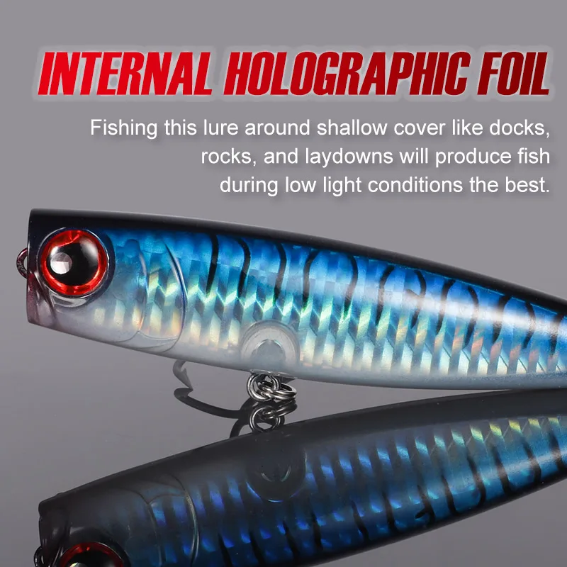 Noeby Popper Fishing Lure 105mm 24g Topwater Wobbler Artificial Floating Hard Bait for Sea Tuna Bass Saltwater Tackle | Спорт и