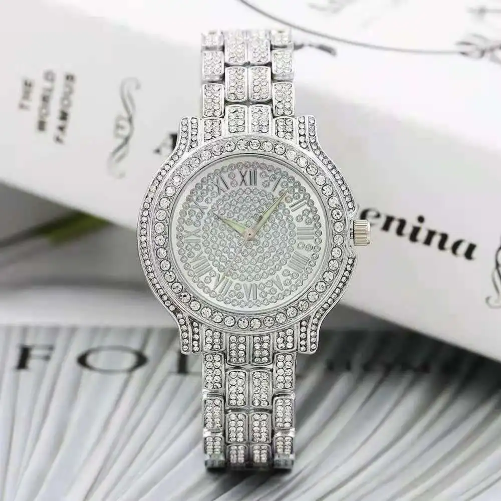 Мужские и женские кварцевые часы в стиле хип-хоп |