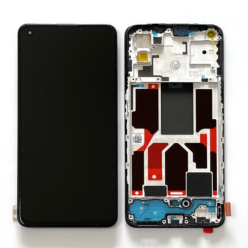 

6,43 ''Оригинальный ЖК-дисплей для Oppo K9 PEXM00, сенсорная панель, дигитайзер для Oppo K9, ЖК-дисплей, рамка в сборе, замена