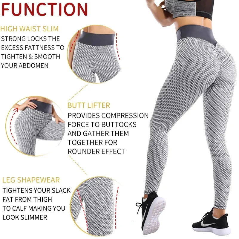

High Waist Yoga Pant Seamless Fitness Women Leggings Fashion Patchwork Print High Waist Elastic Push Up Ankle Length