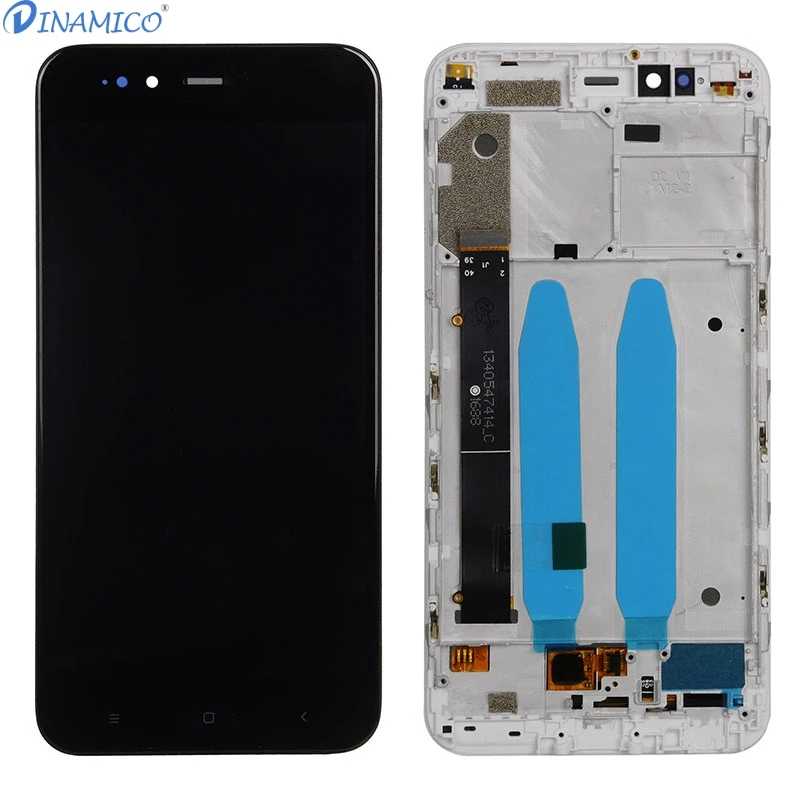 Dina mi co скидка A1 Lcd для Xiao mi 5X Lcd mi 5X mi 5X дисплей с кодирующий преобразователь сенсорного экрана в сборе с рамкой mi ddle