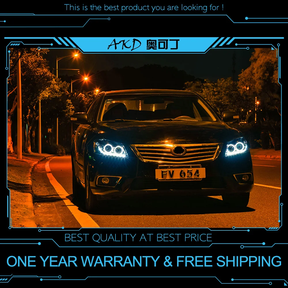 АКД тюнинг Автомобильные фары для Toyota Camry 2009 2011 светодиодные DRL ходовые огни